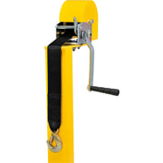 Forklift Battery Transfer Platform by Global Industrial – 45"L x 33"W x 9"H, Alloy Steel, Yellow, Model 241957