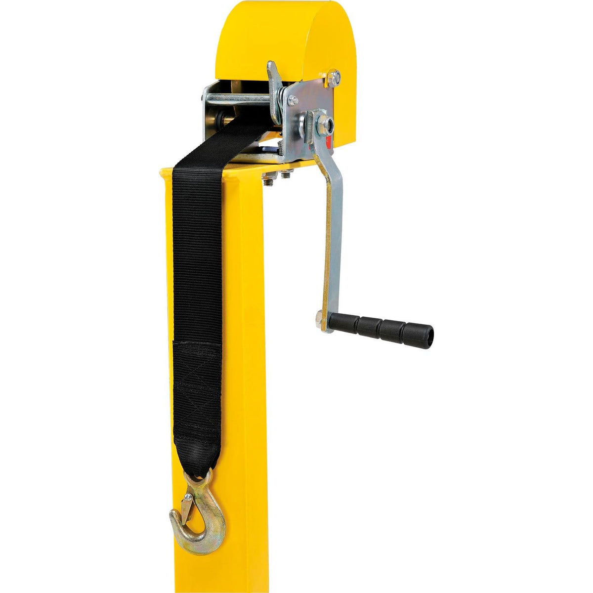 Forklift Battery Transfer Platform by Global Industrial – 45"L x 33"W x 9"H, Alloy Steel, Yellow, Model 241957