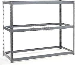 Global Industrial Wide Span Heavy Duty Boltless Shelving, 72"W x 24"D x
