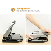 Bostitch Silver / Original version(Pack of 1) / 3-Hole Punch Hole Punches
