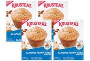 Krusteaz Almond Poppy Seed / 17 Ounce (Pack of 4) / 4 Muffins & Quickbreads