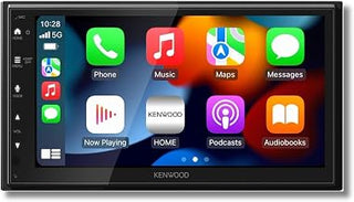 Kenwood DMX500S 6.8" Capacitive Touchscreen Digital Multimedia Receiver – Wireless Apple CarPlay, Android Auto, Bluetooth