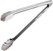 PADERNO World Cuisine stainless steel serving tongs 8 7/8"