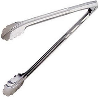 PADERNO World Cuisine stainless steel serving tongs 8 7/8"
