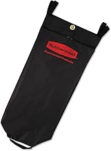 Rubbermaid Commercial Products Cleaning Cart Bag 30-Gallon Yellow Collecting Refuse or Laundry Items Janitorial and Housekeeping Carts Zippered Front
