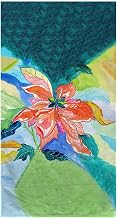 Interiors Peach Poinsettia Beach Towel
