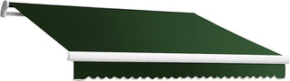 Awntech 18-Feet Maui-LX Manual Retractable Acrylic Awning, 120-Inch Projection, Forest Green