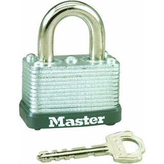 Keyed Alike Warded Padlock by Master Lock – 1-1/2 Inch, Plastic, Steel, Pack of 2, Model 22T