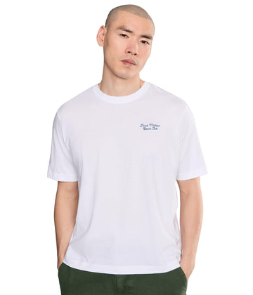 Mens Rooftop Boyfriend Tee Bright White XS One Size by TravisMathew – Cotton Blend, Bright White, Model A46406