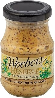 Woeber's Whole Grain Dijon Mustard, 4.25 Ounce