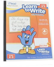 Mead Writing Tablet, Raised Ruling, Dotted Lines, 8"x10", White [Set of 2]