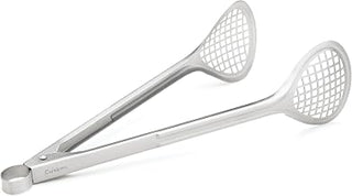 Cuisipro Stainless Steel Wide Grill/Fry Tongs, 12-Inch