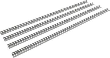 Global Industrial 10' High Angle Post, Gray, 4/Pk