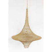 Gold Chain Basket Light - D30'' Industrial Pendant Light Fixture 39" H by Design Living – 39 H, Model AC03C30GD