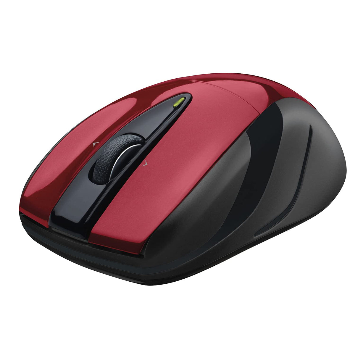 Wireless Mouse M525 - Red/Black by Logitech – 2&Quot; x 7&Quot; x 8&Quot, Rubber, Red/Black, Model 910-002697