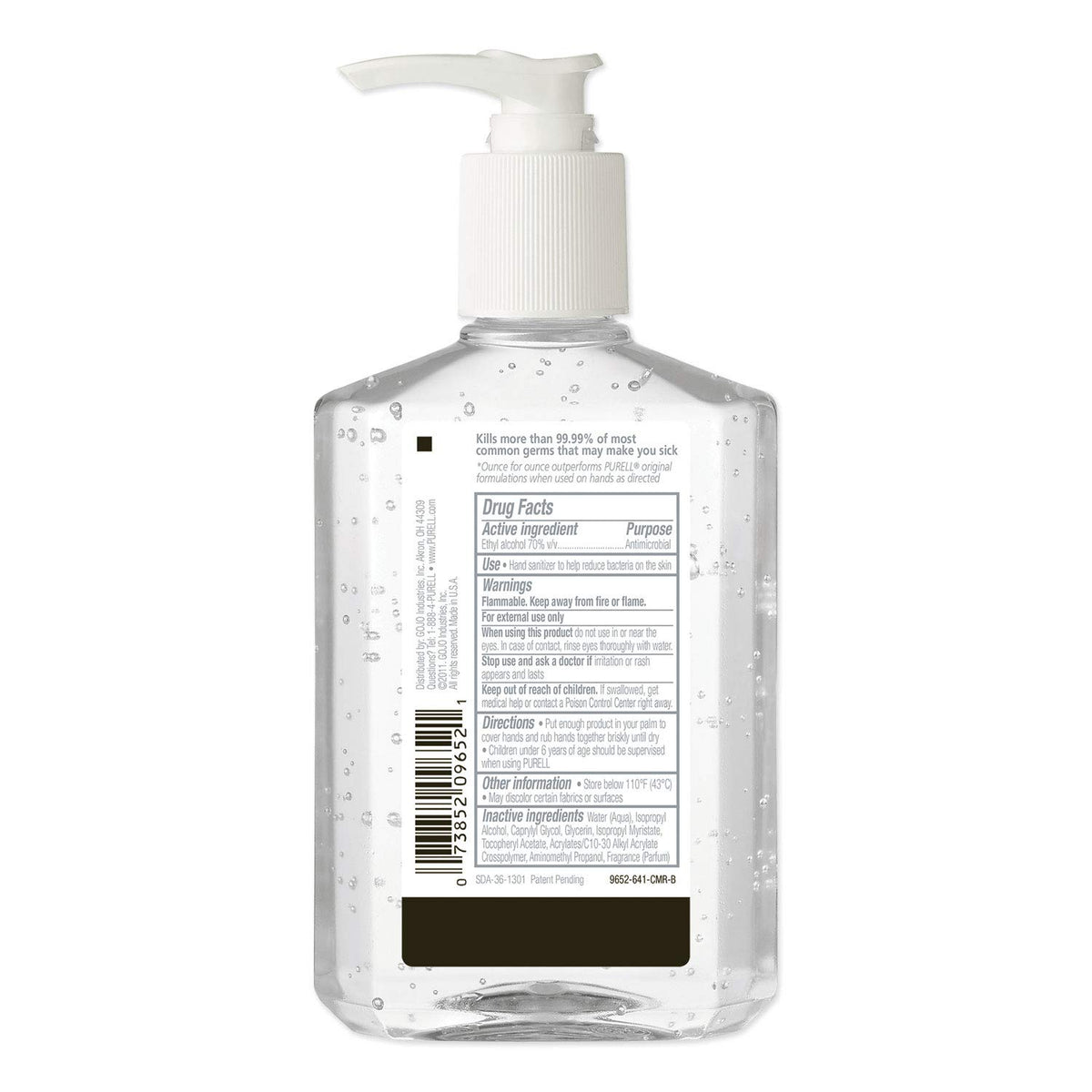 Purell 12 / 8 Fl Oz (Pack of 1) / 1 Hand Sanitizers