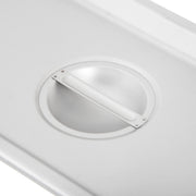 Carlisle FoodService Products Durapan 1/3 Size Stainless Steel Food Pan Lid Hotel Pan Lid with Concave Handle for Catering by Carlisle / CFS Brands – 1/3 Size, Model 607130C