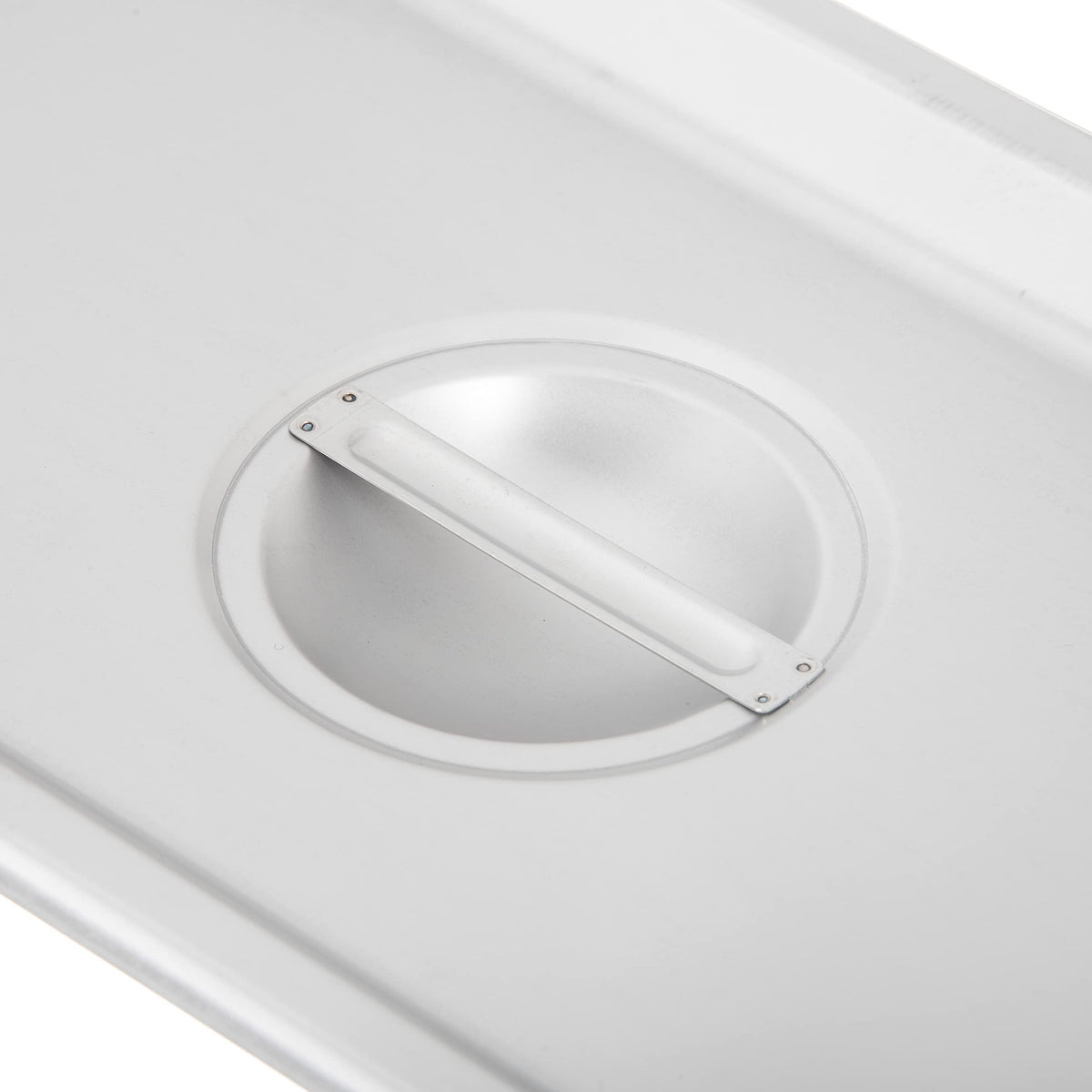 Carlisle FoodService Products Durapan 1/3 Size Stainless Steel Food Pan Lid Hotel Pan Lid with Concave Handle for Catering by Carlisle / CFS Brands – 1/3 Size, Model 607130C