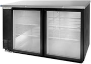 Beverage Air BB58HC-1-FG-B Two-Section Refrigerated Food Rated Back Bar Storage Cabinet, NSF