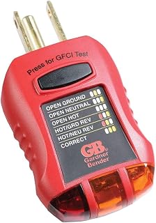 Gardner Bender GFI-3501 Receptacle Tester Pack of 5