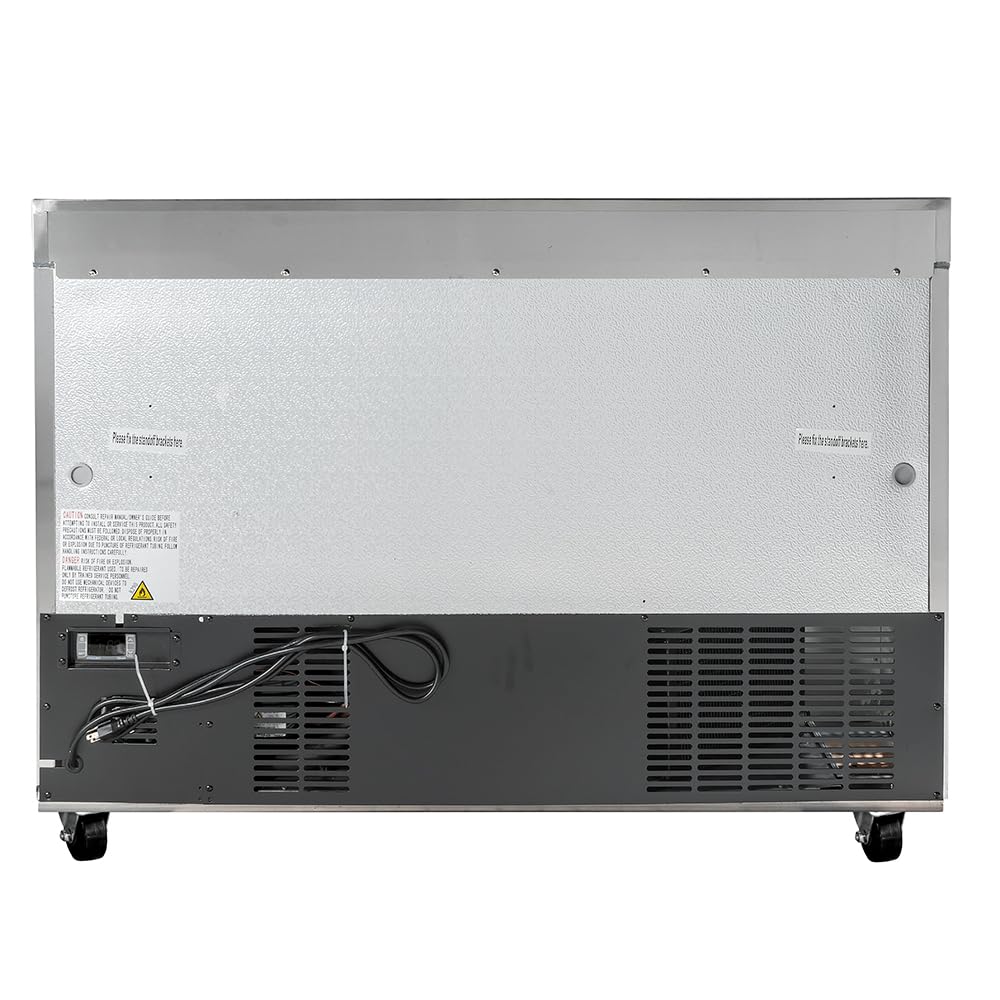 47 1/4" W Undercounter Refrigerator w/ (2) Sections & (2) Doors by MOTAK – 50.39x32.68x38.58, In Description, Check Images, Model MUR-48-X