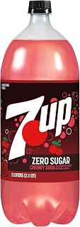 7UP Zero Cherry Flavored Soda, 67.62 Fl Oz