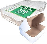 SOUTHERN CHAMPION TRAY SCT White One-Piece Non-Window Bakery Boxes, 12 x 12 x 5, White, Paper, 100/Carton