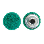 Bear-Tex Non-Woven Quick-Change Disc 1" Dia. FIN Grit Aluminum Oxide Type II by Norton – 3.2"L x 3.2"W x 3.1"H, Aluminum Oxide, Green, Pack of 50, Model 66623325028