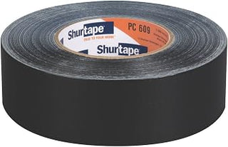 Shurtape Industrial Grade Cloth Duct Tape, 2 in. (48mm Actual) x 60 yds. (Black)