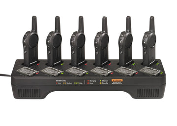 Motorola DLR 12-Pocket Multi-Unit Charger (MUC) by Motorola Solutions – Black, Model PMLN7136