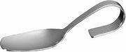 Fortessa Grand City 18/10 Stainless Steel Flatware Looped Handle Tasting Spoon, Set of 12,Silver