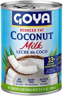 Goya Coconut Milk Reduced Fat, Tropical Cooking Essential, 13.5 oz, 2-Pack