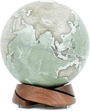 Globes, Rotating Earth Geography Globe Office Decorative Wooden Clear