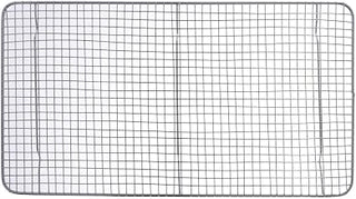 Adcraft 18" x 10" Chrome-Plated Wire Pan Grate, Versatile for Cooling Baked Goods, Draining Fried Foods, and Elevating Dishes in Full-Size Steam Pans, 18" x 10"