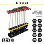 T-Handle Hex Key Set by KLEIN TOOLS – 9-Inch, Blend, Factory, Model JTH910E