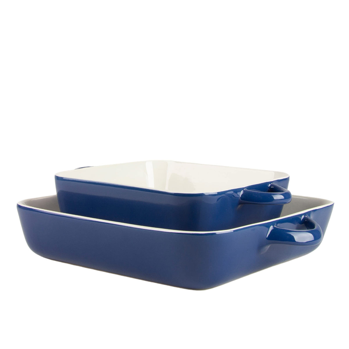 10 Strawberry Street Blue / 10" & 8" / Square Bake & Serve Sets