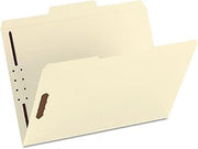 SMEAD Fastener File Folder, Reinforced 1/3-Cut Tab, Letter Size, Manila, 50 per Box (14537)