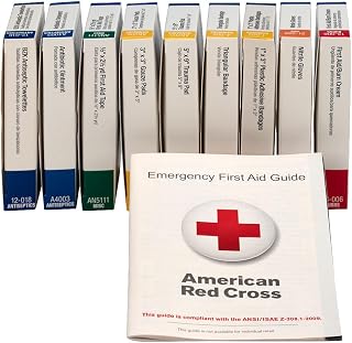 First Aid Only First Aid Kit Refill for 10 People, 59 Count, Package may vary