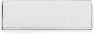 1/2" x 6" Label Holder, Economy Strips, Clear, 50/Pk
