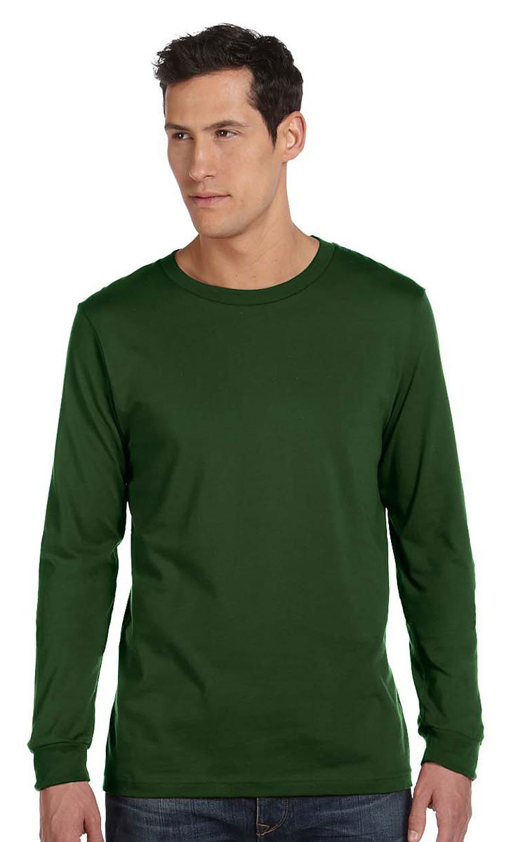 Bella + Canvas Large / Olive / Long Sleeve T-Shirts
