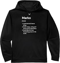 Marko Name Definition Dictionary Performance Hoodie