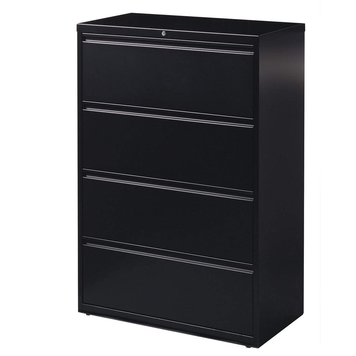 Lateral File Cabinet by Hirsh Industries – 36 x 18.63 x 52.5 inches, Metal, Black, Model 14989