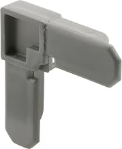 Prime-Line PL 14258 Plastic Screen Frame Corners, 7/16 in. x 3/4 in., Gray Finish (100 Pack)