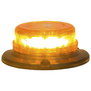 Buyers Products Low Profile LED Beacon by Buyers Products Company – 5.9" x 2.17", Stainless Steel, Amber, Model SL551ALP