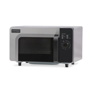 1000 Watt Heavy-Duty Countertop Commercial Microwave Oven with Dial Controls for Restaurant Buffet Catering Service | 0.8 Cu. Ft by AMANA – 0.8 cubic_feet, Model RMS10DSA