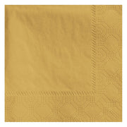 Hoffmaster 180345 Beverage Napkin – Regal Embossed, 2-Ply, 1/4 Fold, 9-1/2" Length x 9-1/2" Width, Glittering Gold (4 Packs of 250)
