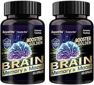 Smarto-One Brain Nutrition Proprietary Blend(DHMP) Nootropic Brain Supplement for Memory,Mental Alertness, Focus & ConMental Clarity,Phosphatidylserine,Vitamins B6 (120Count (Pack of 2))