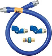 Dormont 1675BPQ2S72 Safety System Moveable Gas Connector Hose Assembly, 3/4" Inside Dia., 72"