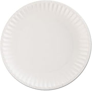 AJM Packaging PP9GRA Paper Plates, Recycled, 9-Inch Plate, 1000/CT, White