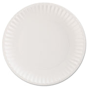 PP9GRAWHPK Paper Plates by AJM Packaging – 9", Paper, White, Pack of 10, Model AJMPP9GRAWHPK